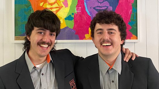 Twins Ari and Alexi Psaltapolous from Richmond High School scored twin ATARS of 87 in the 2025 VCE.