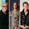 From left: Neil Mitchell, Rachel Griffiths, Bob Murphy, Lisa McCune, Anthony Albanese.