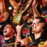 Latrell Mitchell, Joey Manu, Tom Trbojevic and the Penrith Panthers.