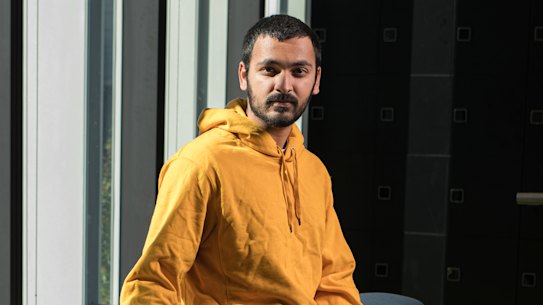 Rushi Vyas, a student who was falsely accused of AI cheating at UNSW 