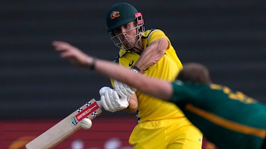 Mitch Marsh has hit the white ball well in South Africa.