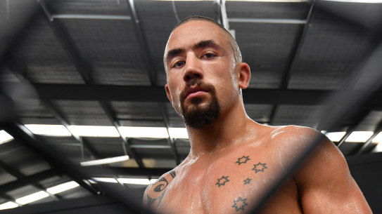 Australia's Rob Whittaker is out.