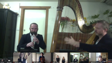 Inventi Ensemble perform online.