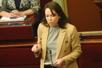 Victorian Attorney-General Jaclyn Symes.
