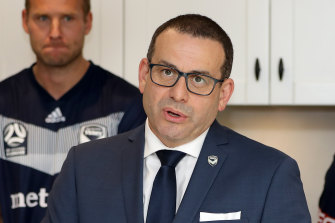 Melbourne Victory chairman Anthony Di Pietro.