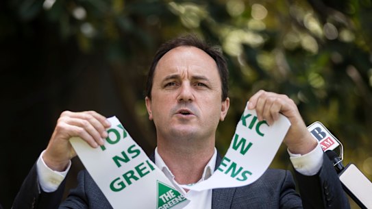 Jeremy Buckingham quit the NSW Greens Party in 2018.