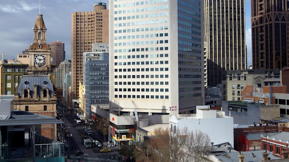 The CBA’s lease on the branch at the foot of 385 Bourke Street is expiring at the end of the year.