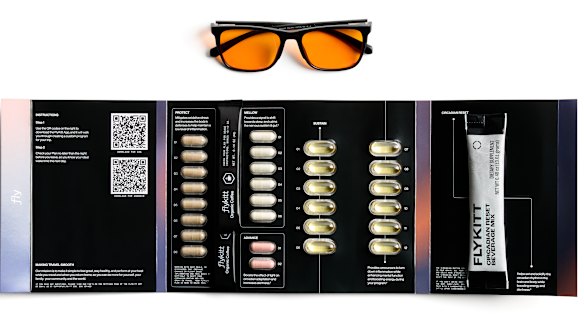 A Flykitt costs nearly $150 and claims to prevent jetlag in 93 per cent of cases. Does it work? Is it worth it?