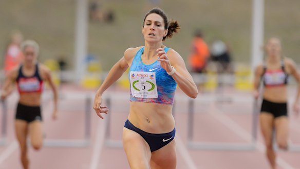 Lauren Wells had a rough day on the track.