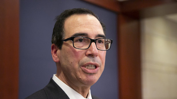 US Treasury Secretary Steven Mnuchin.