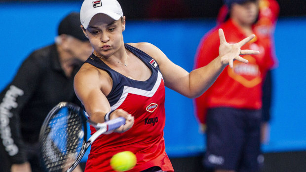 Tough draw: Ash Barty won't have it easy at the Sydney International.