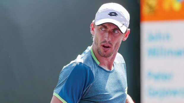 John Millman was not happy despite notching a win at the US Open.
