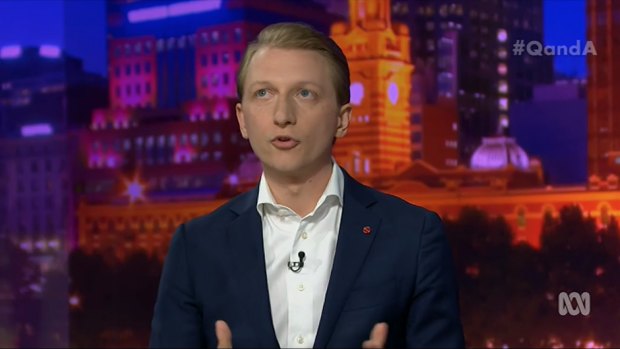 Victorian Liberal senator James Paterson defended the Morrison government on Monday night's Q&A.