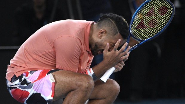 Australian Open 2020: Nick Kyrgios Kobe Bryant gesture vs Rafael Nadal