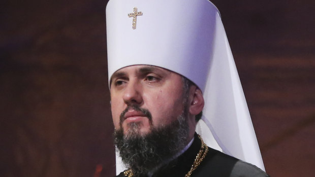 The new head of independent Ukrainian church Metropolitan of Kiev Epiphanius.
