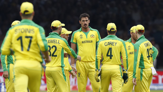 Mitchell Starc took four wickets against England.