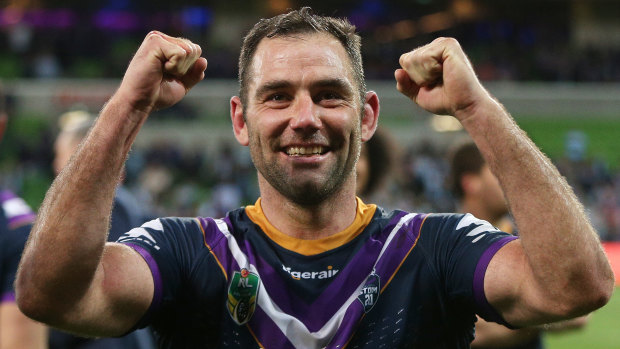 Relentless: Cameron Smith is made for the grind of a grand final.
