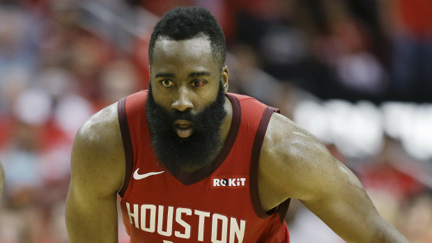 James Harden dominated the Warriors in game three.