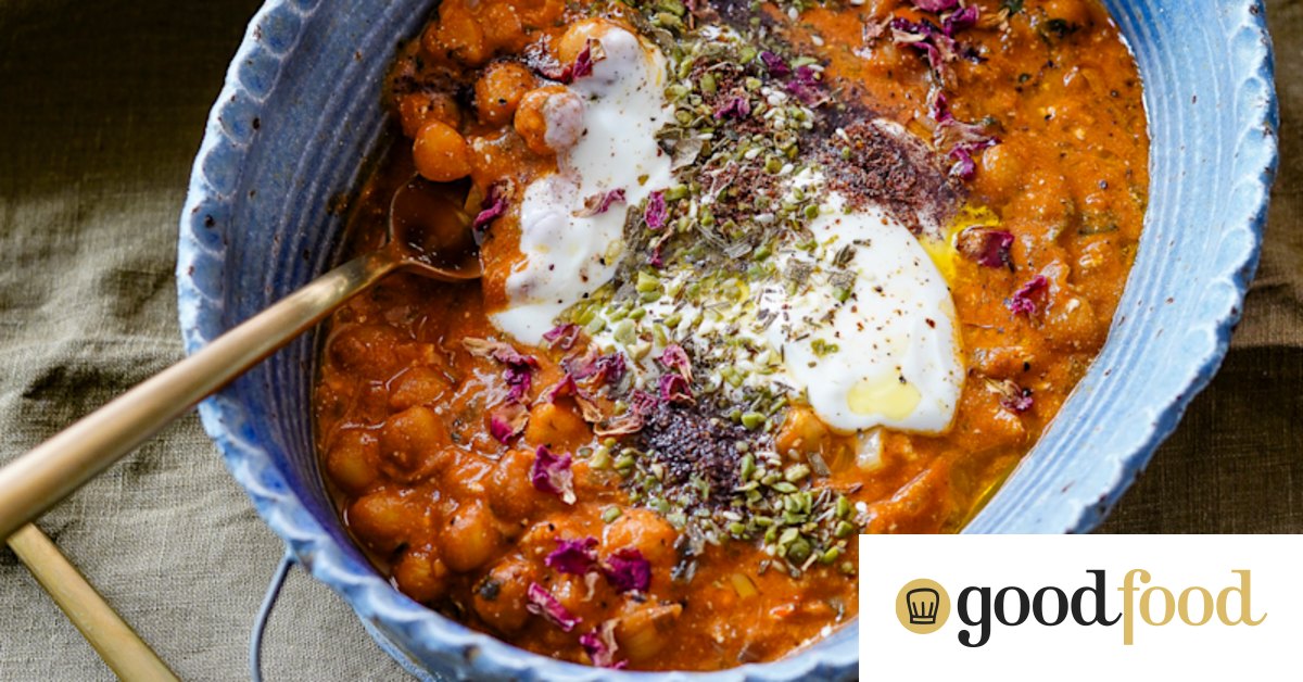 Harissa and Persian feta chickpeas