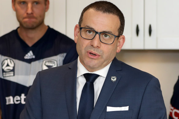 Melbourne Victory chairman Anthony Di Pietro.