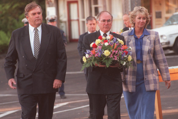 John Howard brought then-opposition leader Kim Beazley with him to visit Port Arthur after the 1996 massacre. 