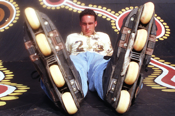 Here’s Drazic... Callan Mulvey as the rollerblading bad boy in the original Heartbreak High TV series. 