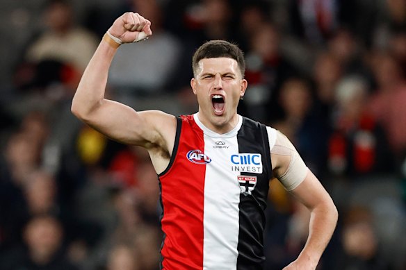Rowan Marshall showed class in his time at the Saints
