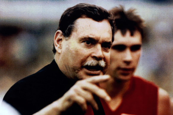 AFL coaching colossus Ron Barassi in Sydney.