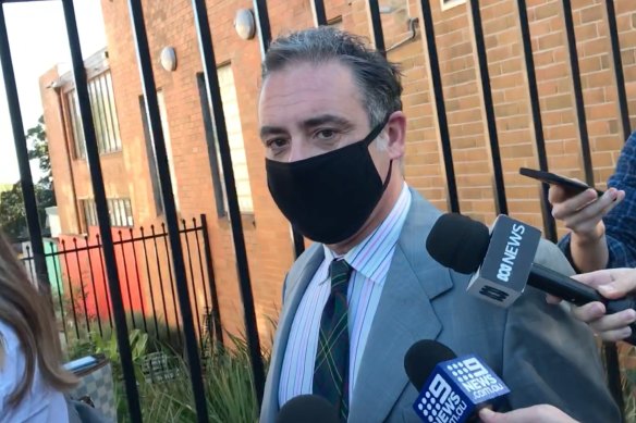 Andrew O’Keefe leaves Waverley Local Court in June last year after his domestic violence charges were dismissed on mental health grounds.