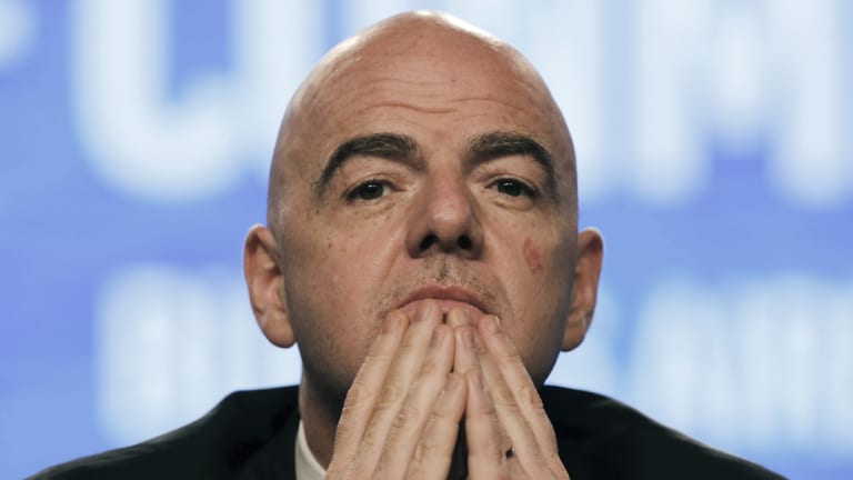 FIFA president Gianni Infantino.