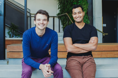 Muval co-founders James Morrell and Mahdi Chardi.