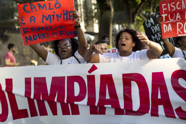 The Rio Olympics attracted protests from locals infuriated about money being spent on the Games in the midst of an economic and polticial crisis.