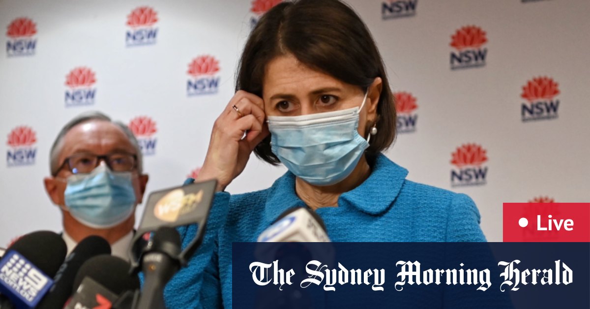 photo Qld Covid News Masks https www smh com au national australia news live nsw covid 19 cases surge restrictions reimposed on greater sydney 20210623 p583nb html