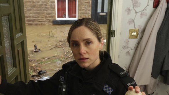 Sophie Rundle as Joanna Marshall in After the Flood.