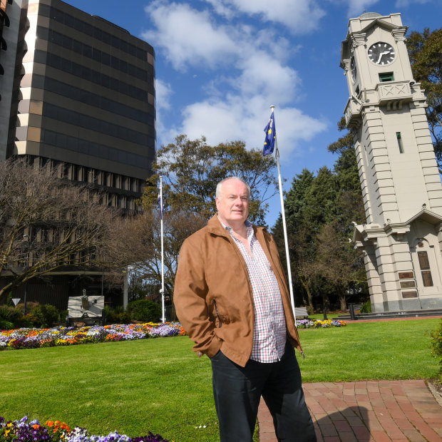 Lifelong Ringwood resident Russ Haines says locals have always cared deeply about the suburb’s iconic clock tower.