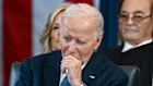 Joe Biden at Donald Trump’s second inauguration on January 20, 2025.