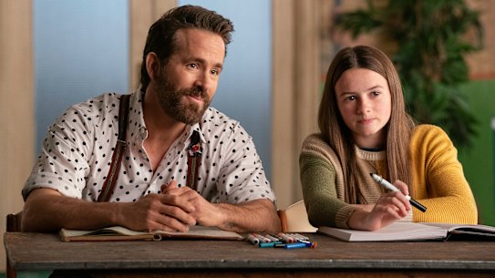 Ryan Reynolds and Cailey Fleming play Cal and Bea in If, in which the imaginary friends of children come to life.