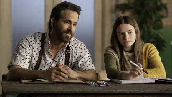 Ryan Reynolds and Cailey Fleming play Cal and Bea in If, in which the imaginary friends of children come to life.