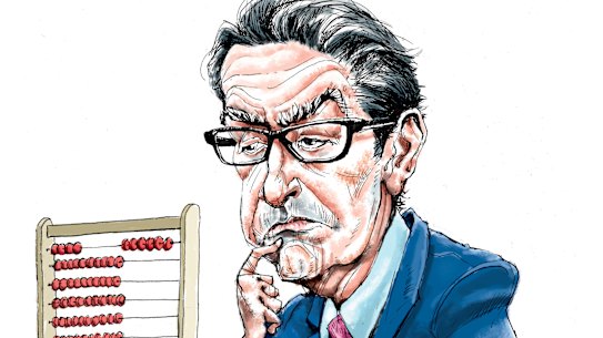 Balancing the books: Treasury boss Steven Kennedy. Illustration: Joe Benke