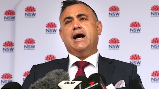 Deputy Premier John Barilaro is opposed to offshore gas drilling on the northern beaches. 