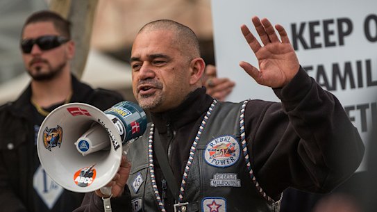 Former Rebels bikie club president Dean Martin.