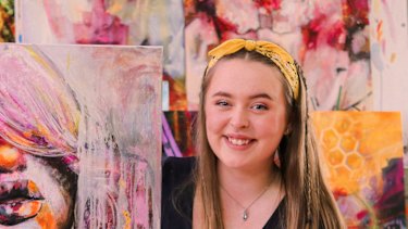 TikTok user and artist Tahlia Stanton.