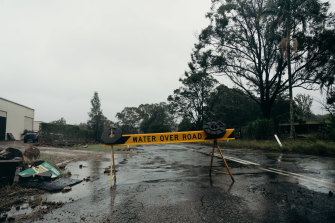 Warning signs in Telegraph Point, near Port Macquarie. Suncorp said NSW accounted for most of its claims.