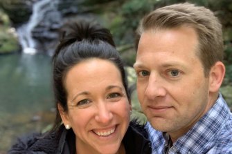 Australian Danielle Edwards and her partner Darren, from the US, are in a registered relationship but have been separated since early 2020 because of the international border closure.