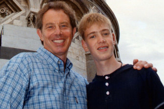 Tony and Euan Blair in 1999.