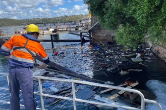 Authorities are worried the wreck may further break apart and create hazards for waterway users. 