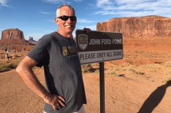 Peter Cochrane, pictured on a trip to the US.