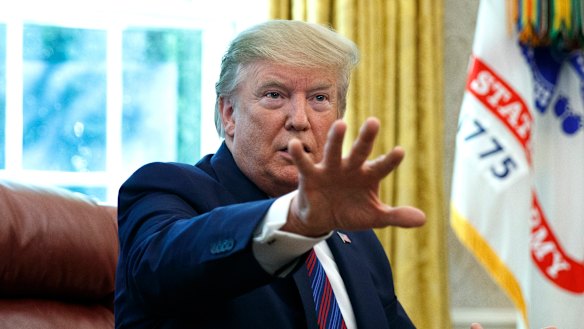 Trump went all guns blazing on Friday, as he hit out at Apple, French wine and China.