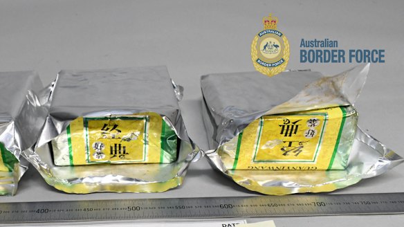 The packets in which the drugs were hidden.