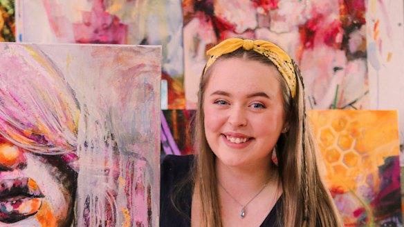 TikTok user and artist Tahlia Stanton.